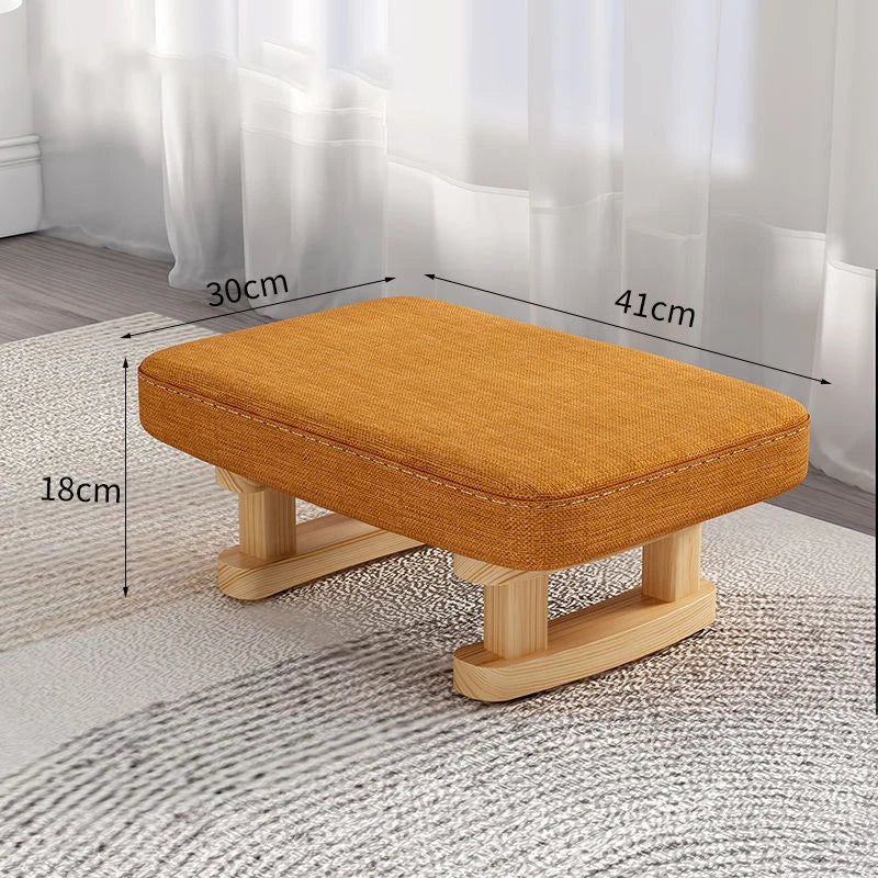 Small Wooden Stool Footrest