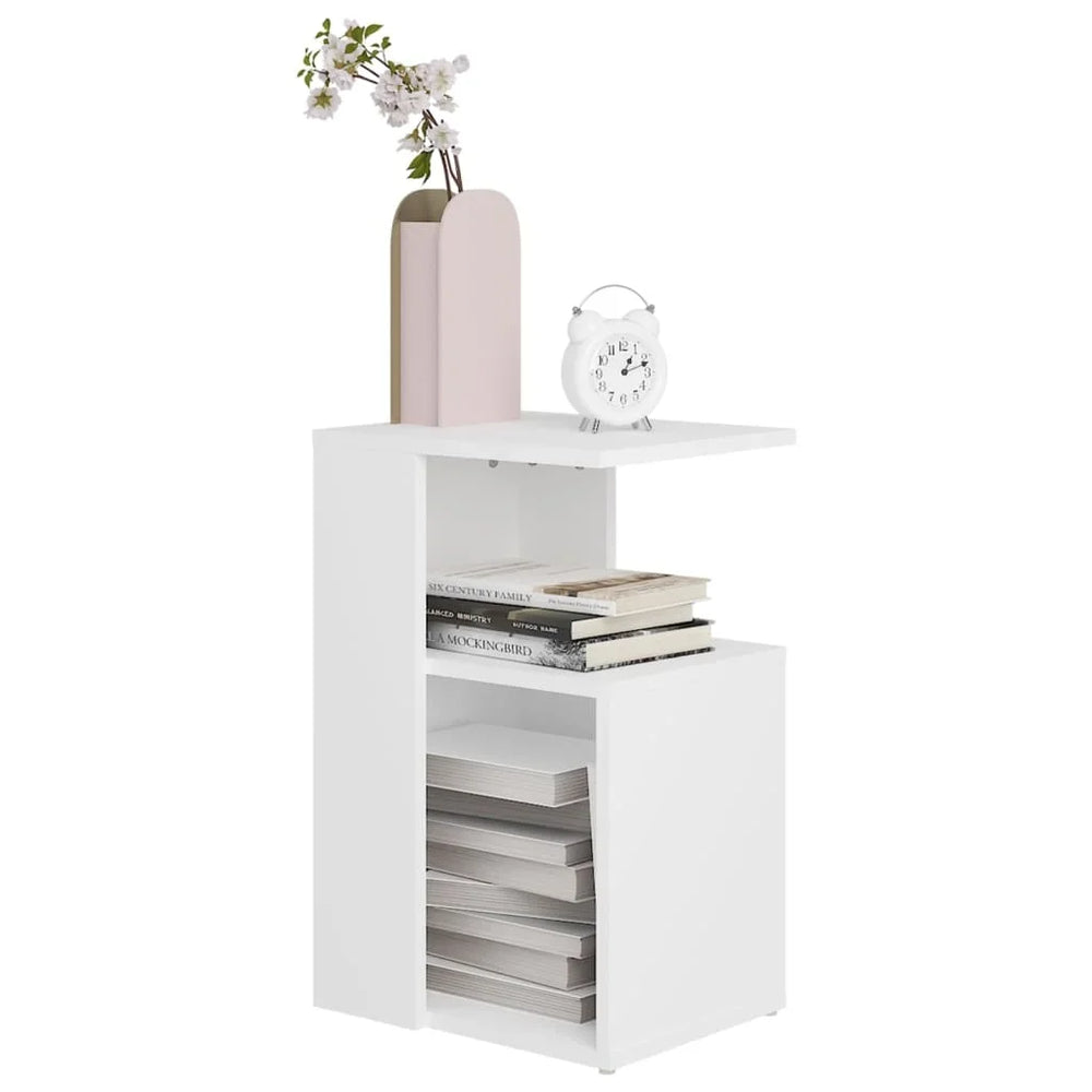 Nordic White Modern Side Table