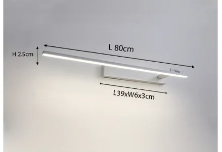 Contemporary Luxury Asymetric Bathroom Wall Light