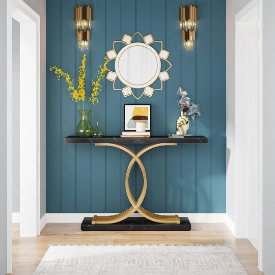 Beautiful Luxury Marble Entryway Console Table