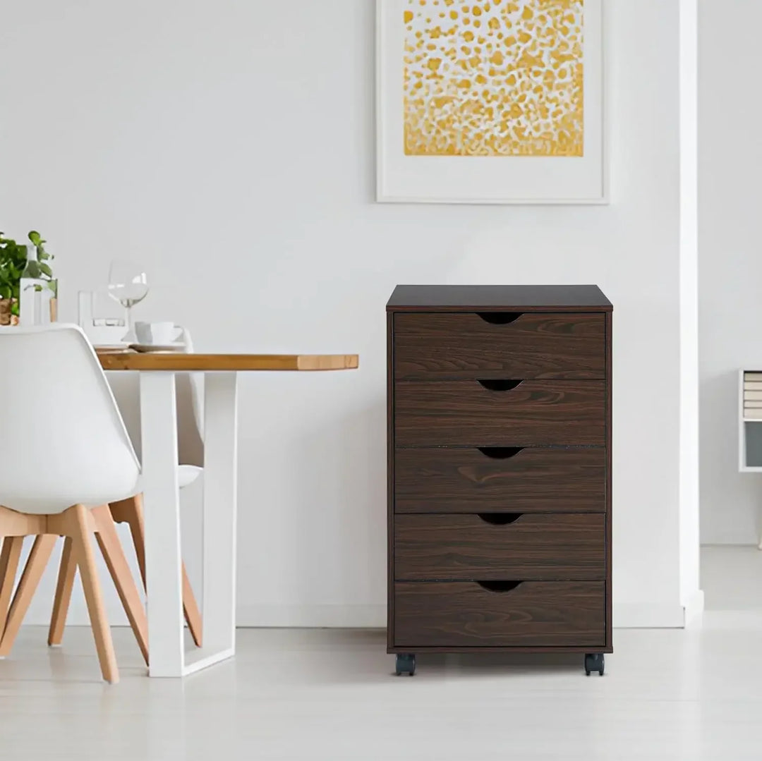 Wooden 5 Chest of Drawers