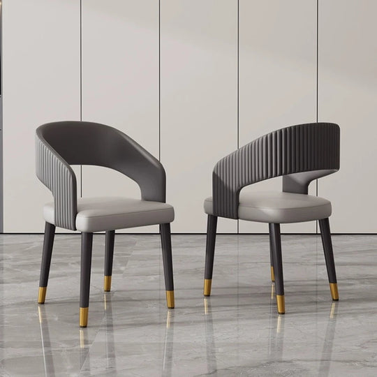 Luxury Modern Leather Dining Chair
