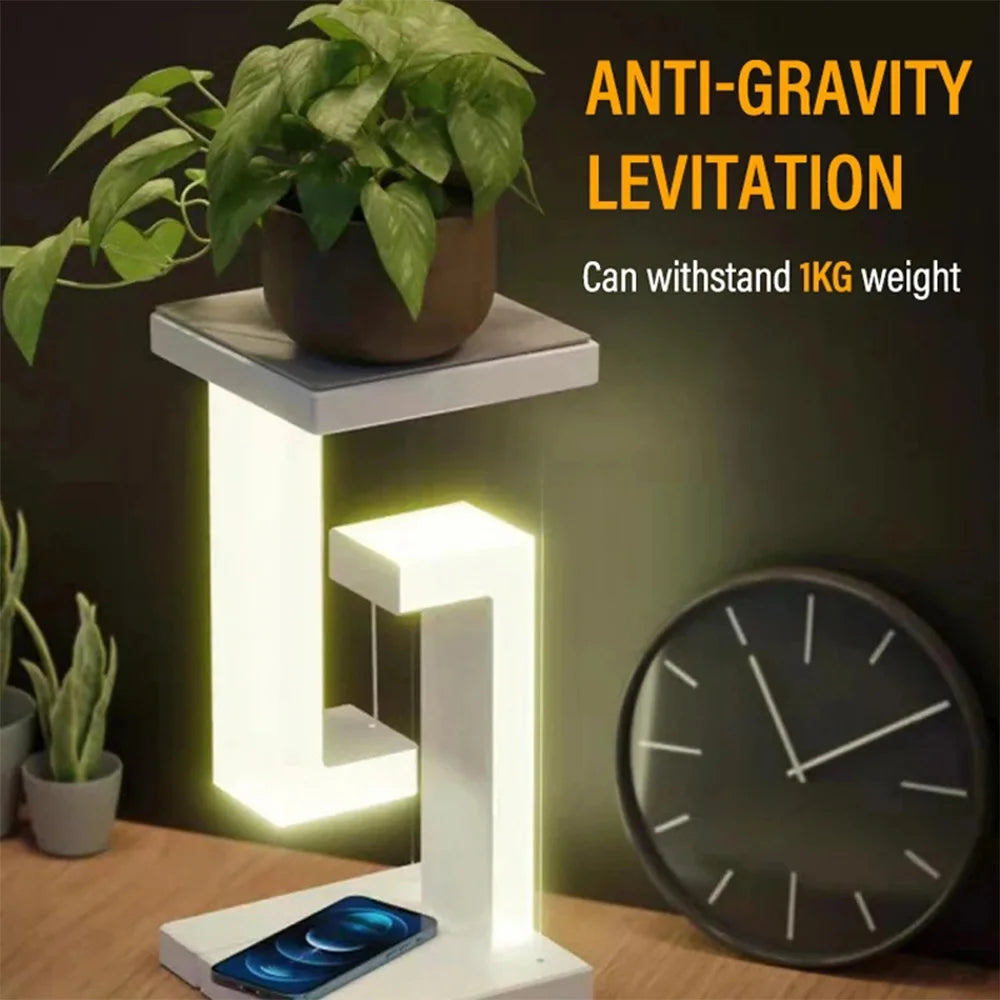 Novelty Floating Lamp With Wireless Charging