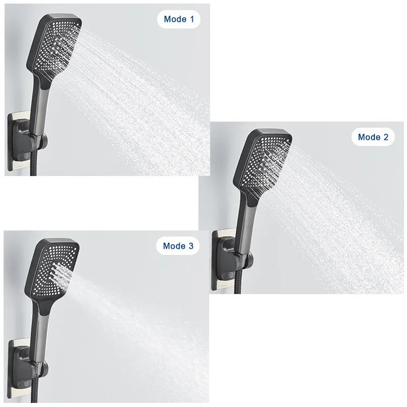 Modern Waterfall Shower Column Set