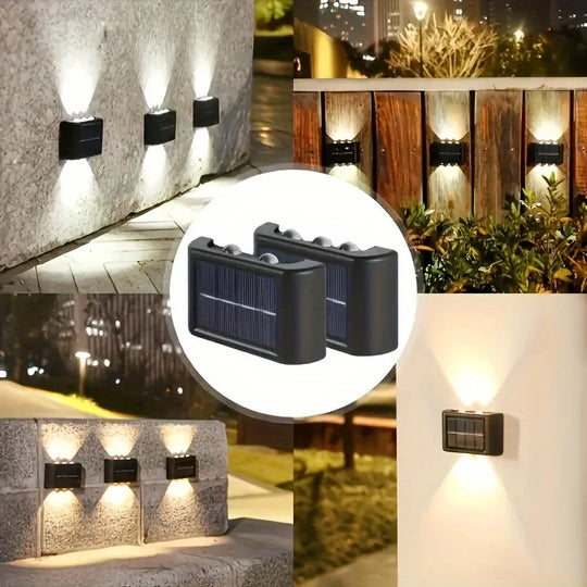 Modern Solar Fence Light