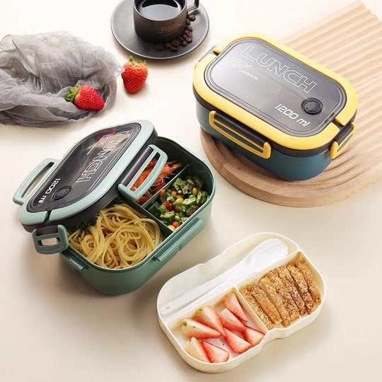 Modern 1200ml Double-layer Thermal Lunch Box