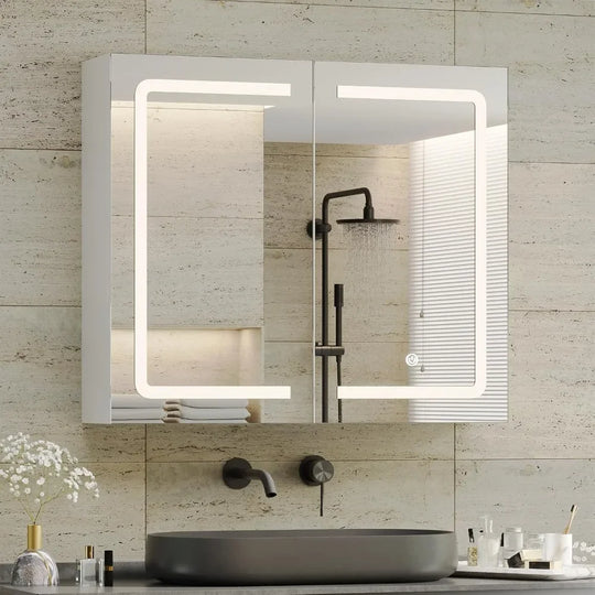 Modern Bathroom Medicine Cabinet with Mirrors