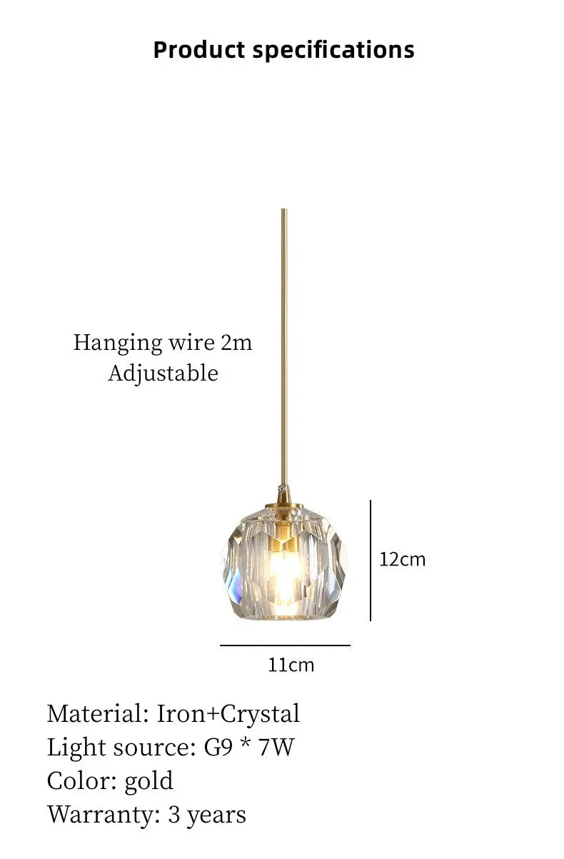 Modern Crystal Pendant Light