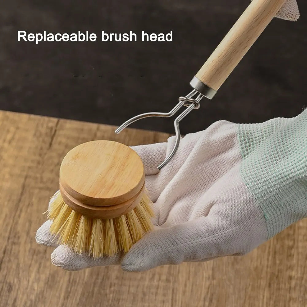 Modern Wooden Dish Scrub Brush