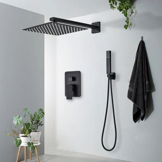Black Stainless Steel Shower System