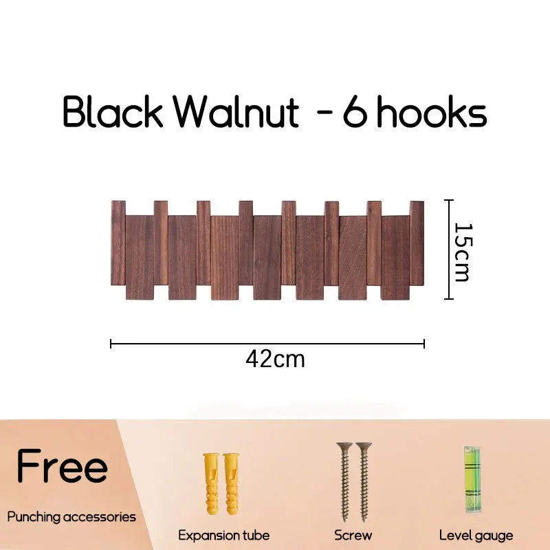 Walnut Coat Rack