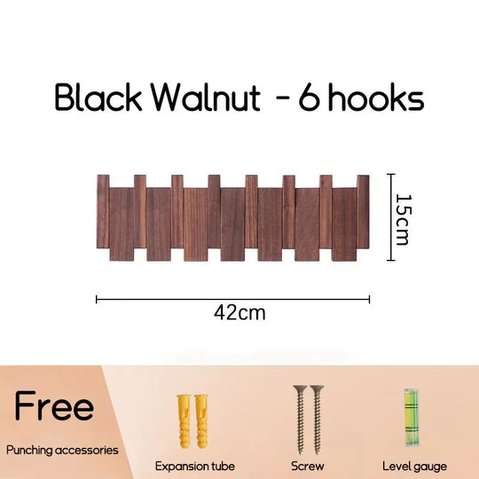 Walnut Coat Rack