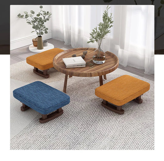 Small Wooden Stool Footrest