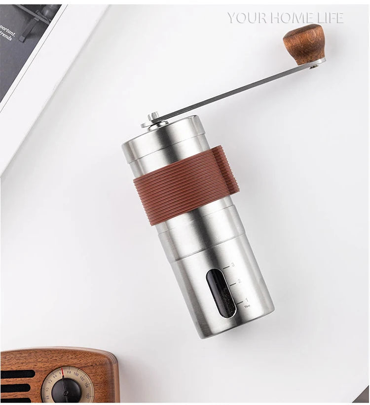 Stainless Steel Manual Coffee Bean Grinder