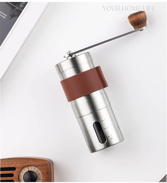 Stainless Steel Manual Coffee Bean Grinder