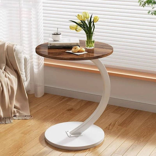 Italian Modern Round Side Table