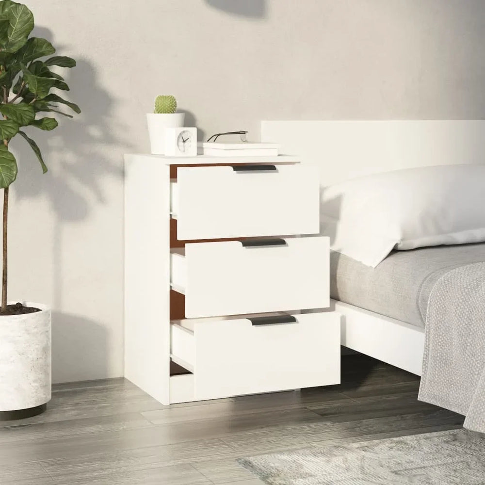 White Modern Bedside Table