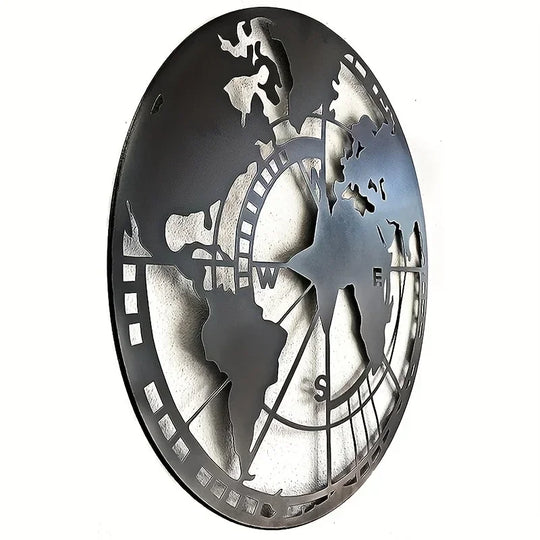 Metal Globe Wall Decor