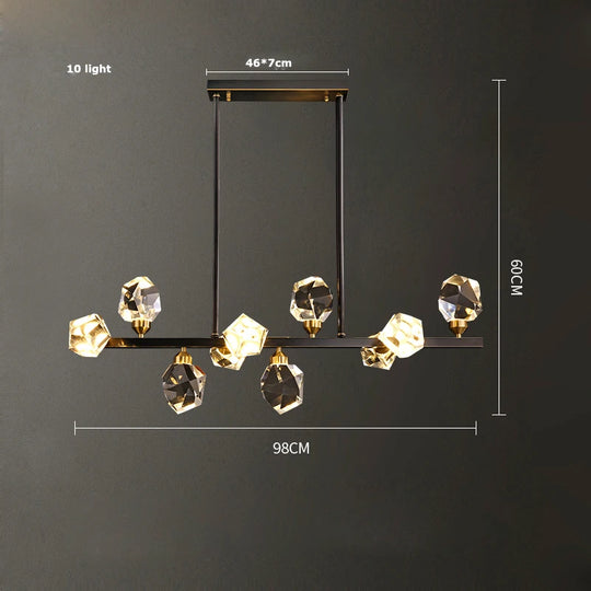 Luxury Nordic Crystal LED Ceiling Chandelier