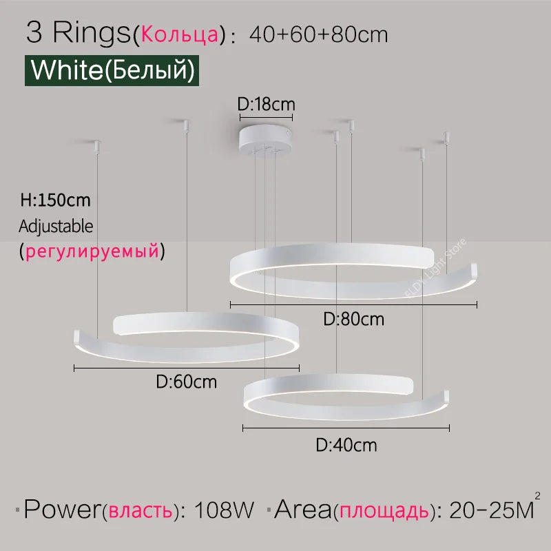 Modern Ring Ceiling lights