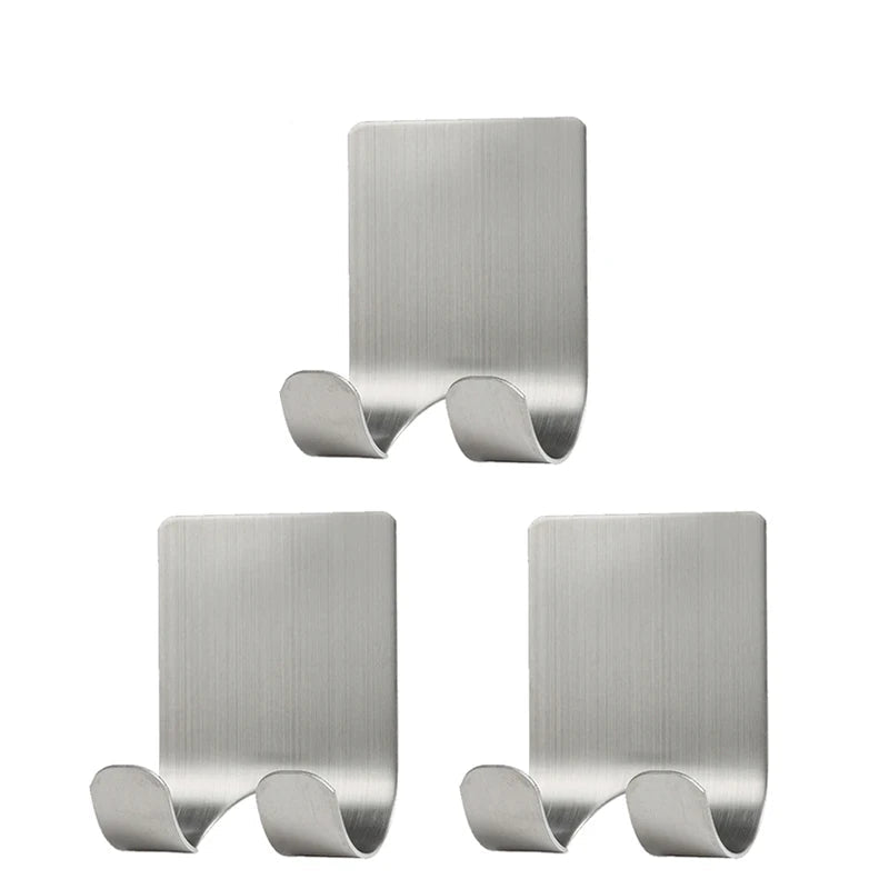 Stainless Steel Bathroom Organizer Hooks