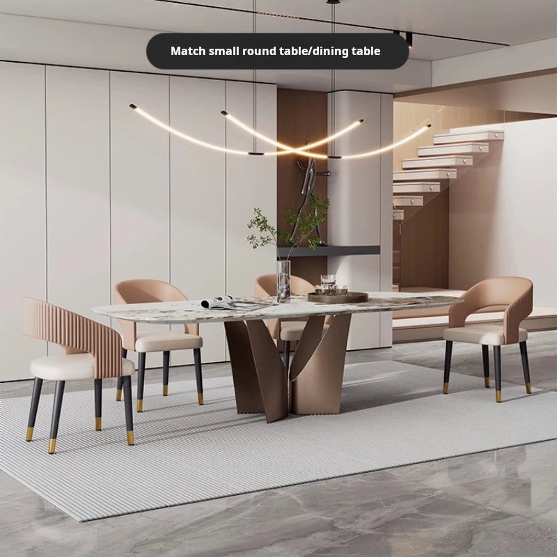 Luxury Modern Leather Dining Chair
