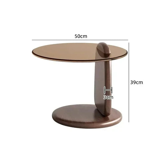 Luxury Glass Round Coffee Table