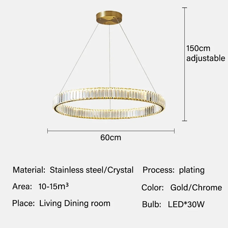 Modern Luxury Crystal Chandelier Lighting Lustre