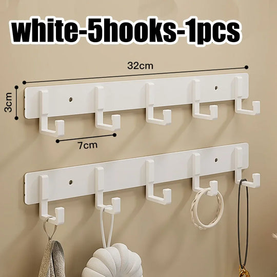 Row of Modern Space Aluminium Hooks, Coat Hangers