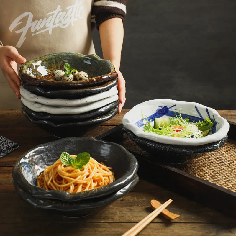 Japanese Irregular Ceramic Bowl