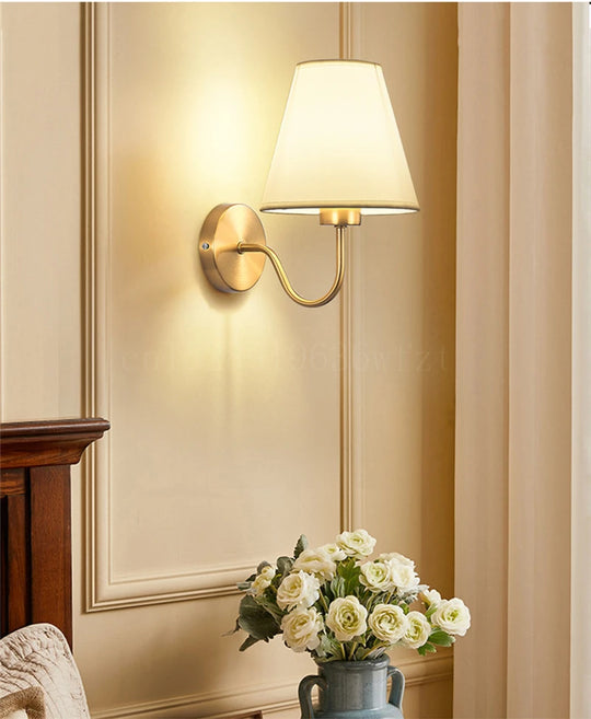 Cosy Fabric Wall Lamp