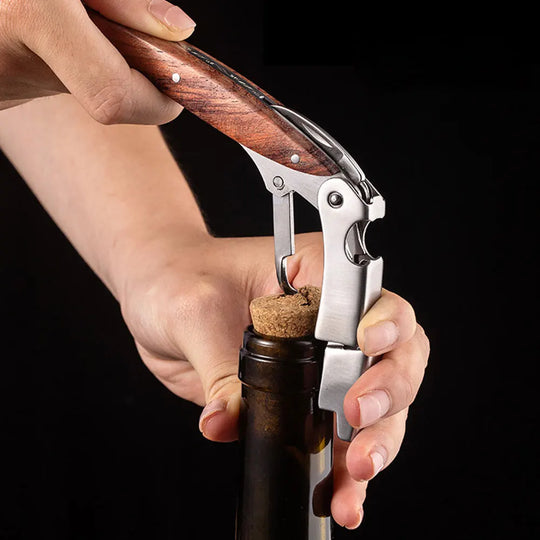 Modern Professional Wood Handle Corkscrew