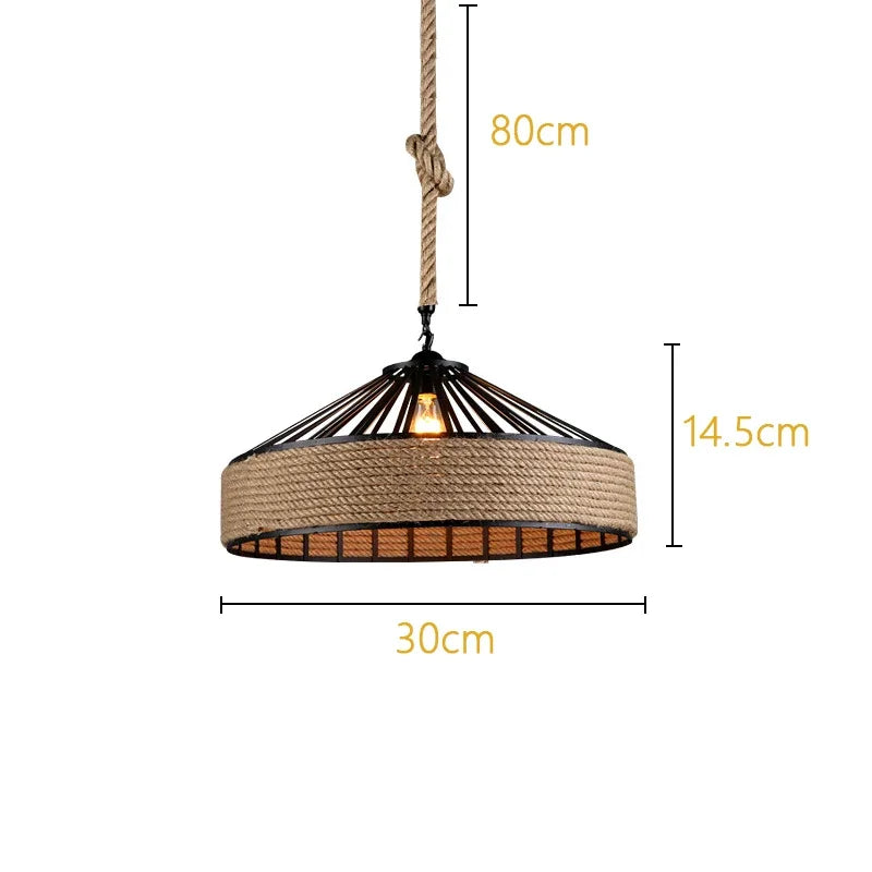 Metal Twine Vintage Lampshade