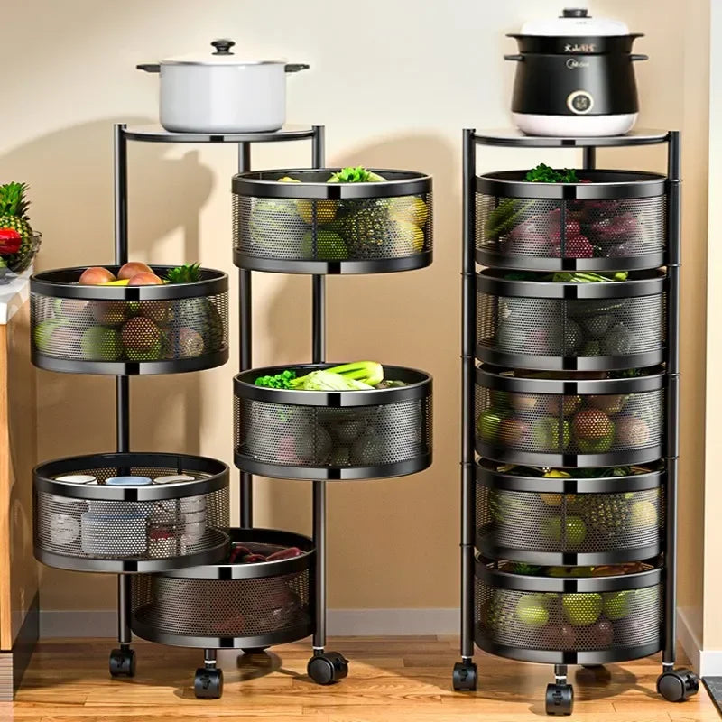 Kitchen Rotating Storage Shelf