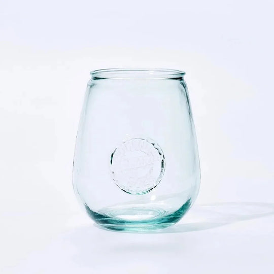 Embossed Large Vintage Glassware Set Kitchen