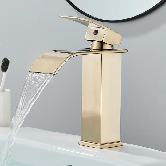 Square Mixer Basin Faucet