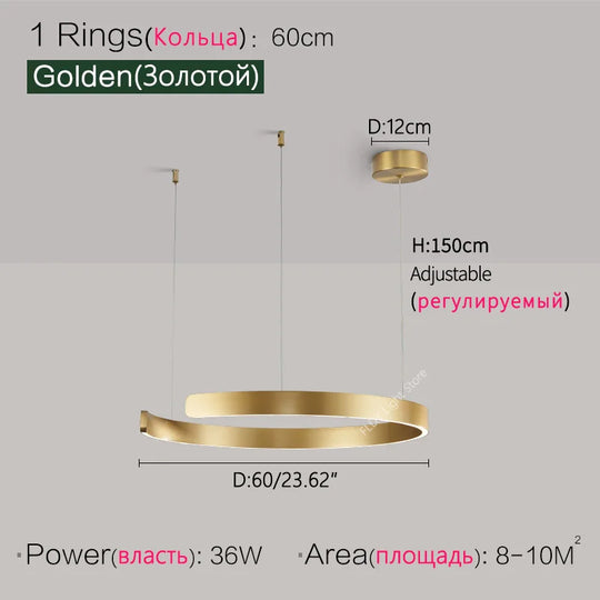 Modern Ring Ceiling lights