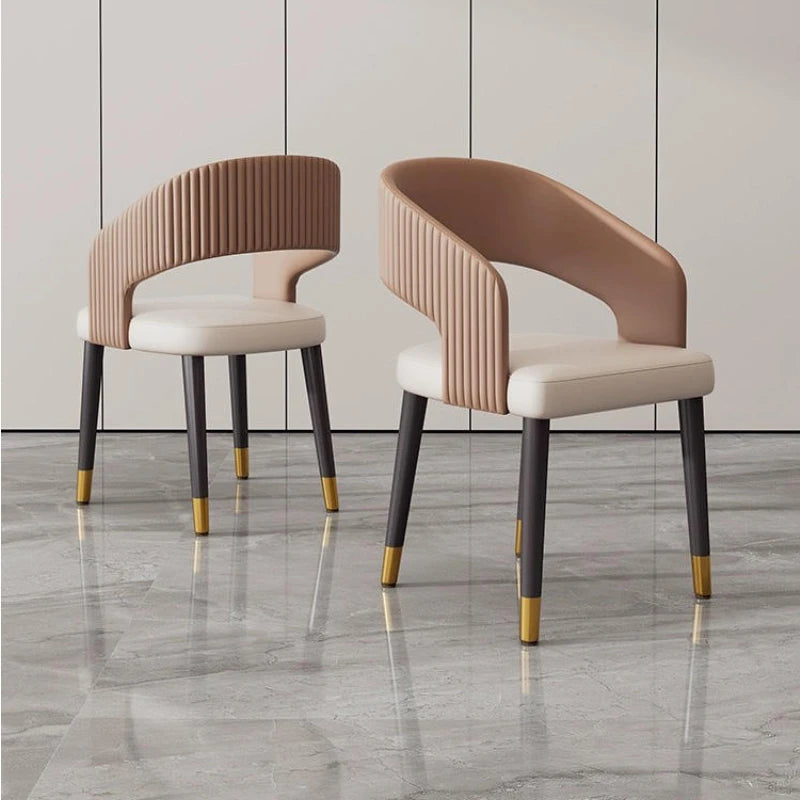 Luxury Modern Leather Dining Chair