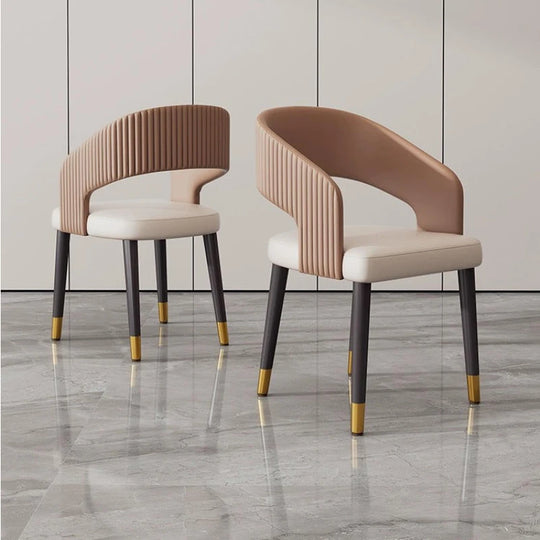 Luxury Modern Leather Dining Chair