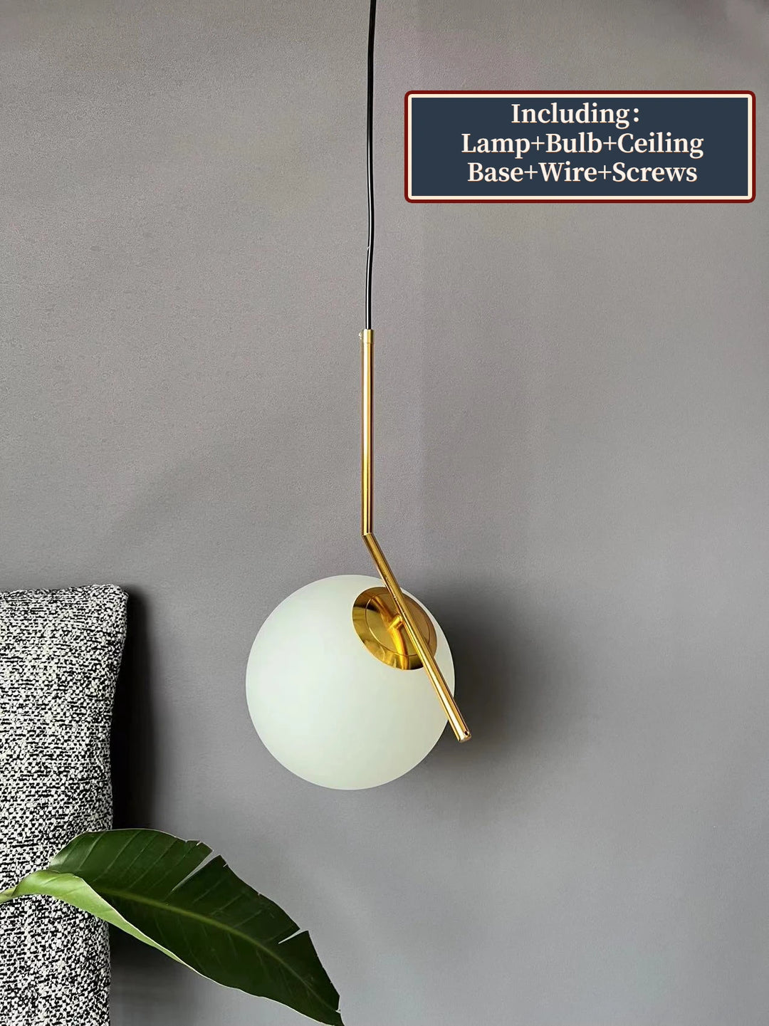 Slanted Modern Pendant Light