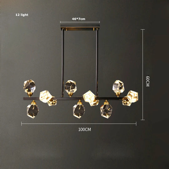 Luxury Nordic Crystal LED Ceiling Chandelier