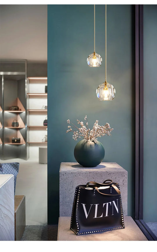 Modern Crystal Pendant Light