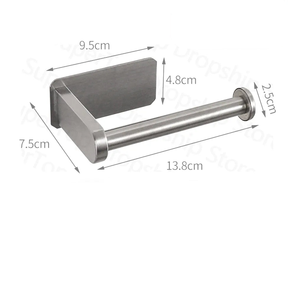 Modern Adhesive Toilet Paper Holder