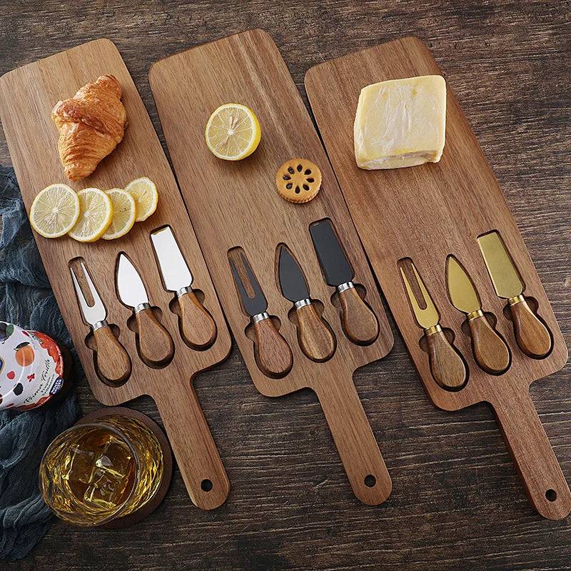 Acacia Cheese Board Set