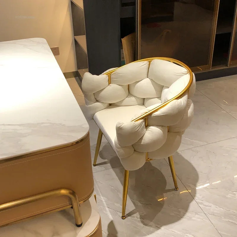 Nordic Metal Living Room Chair