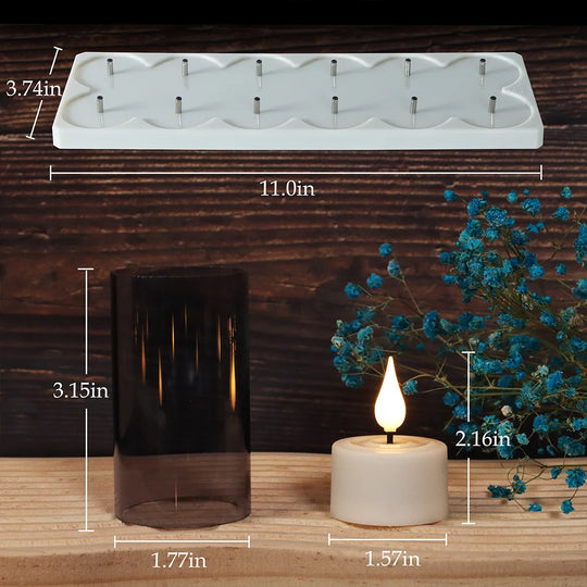 Rechargeable LED Candles For Your Dinner Table