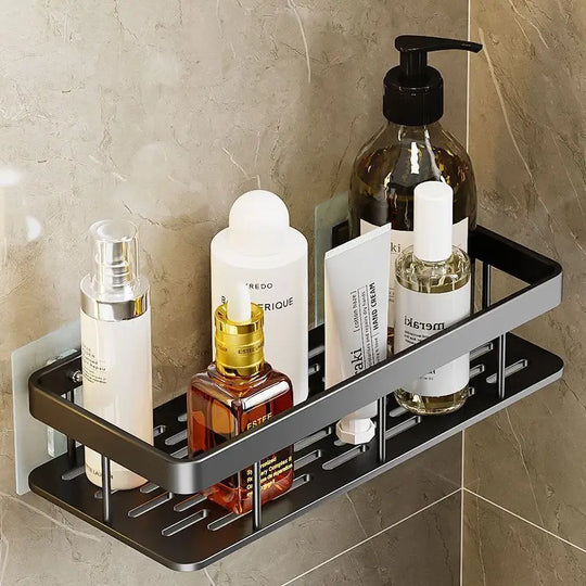 Stylish Wall Mounted Bathroom Storage Organizer Shelf