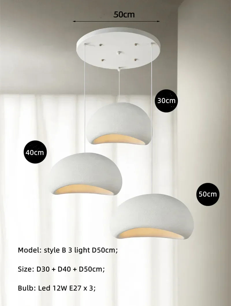 Minimalism Wabi Sabi LED Pendant Lamps