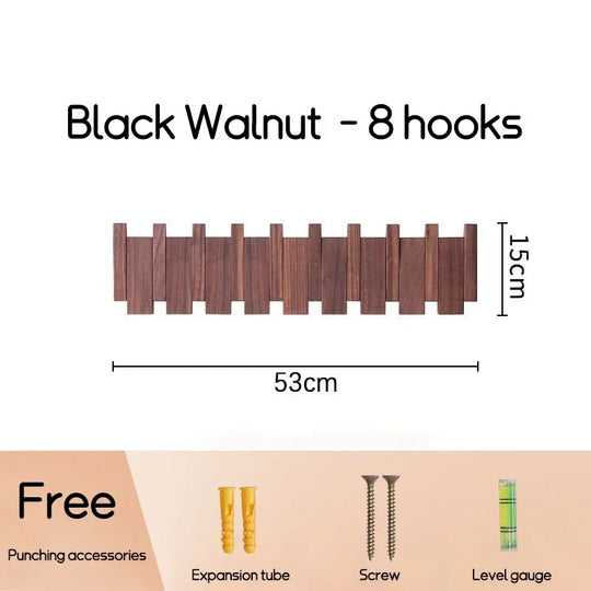 Walnut Coat Rack