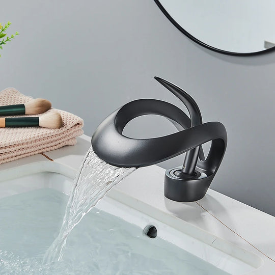 Luxury Stylish Oval Bathroom Basin Mixer Faucet